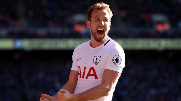 Harry Kane celebra un tanto con el Tottenham | Fotografía: Premier League