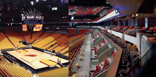 El American Airlines Arena es el hogar de los Miami Heat. | Fotografía: HOK