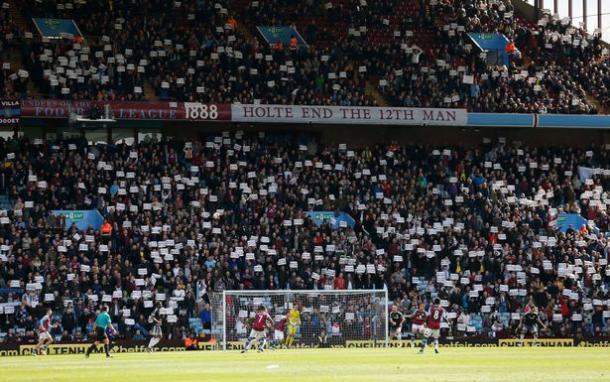 The Holte End was rife with protests last week (photo: zimbio)