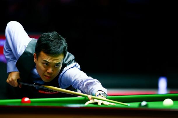 Marco Fu will meet Peter Ebdon in the opening round of the World Championships (image via: en.yibada.com)