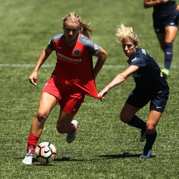 Lindsay Horan played role in Thorns win. | Photo: Portland Thorns