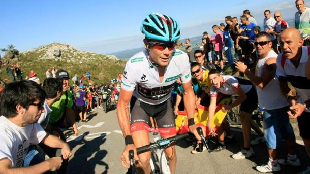 Horner subiendo Peña Cabarga en 2013 | Fuente: Unipublic-Vuelta a España.