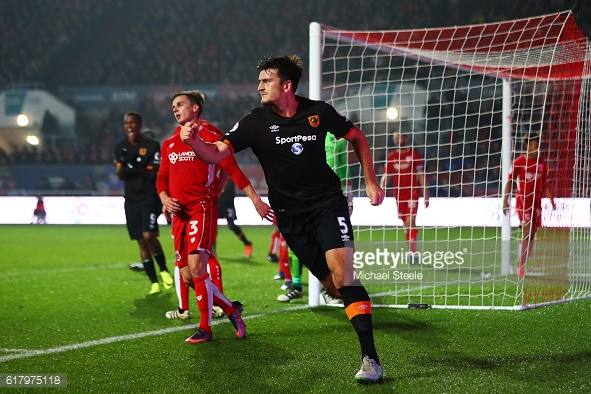 Imagen del enfrentamiento entre Hull City y Bristol City | Foto: Getty Images