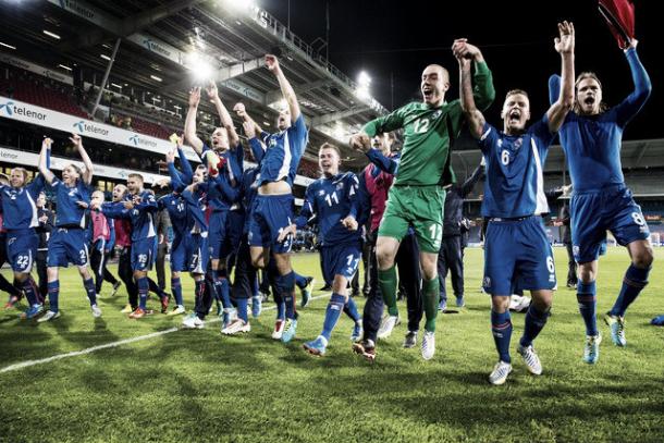For such a small country, Iceland produced big celebrations in qualifying | Credit: Getty