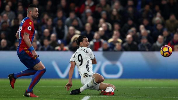 Ibrahimovic decise a Selhurst Park a due minuti dalla fine | www.premierleague.com