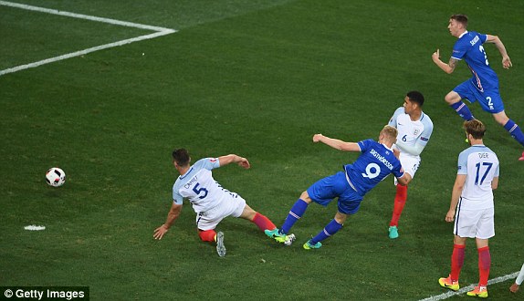 A weak shot somehow found it's way in for Iceland's winning goal (photo: Getty Images)