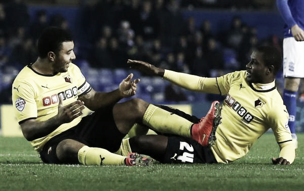Southampton must find a way to stop Troy Deeney and Odion Ighalo - image via thesecretfootballer.com