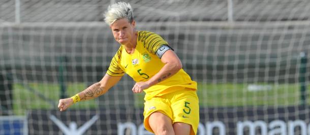 Janine van Wyk has waited a long time to led her country at the World Cup | Source: SAFA