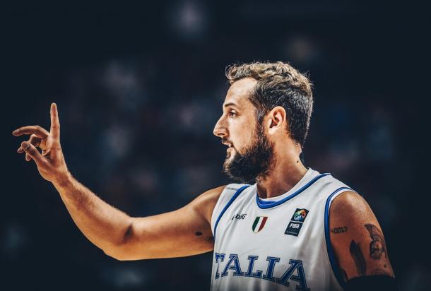 Con 18 puntos, Marco Belinelli fue el jugador del partido (Foto: FIBA)