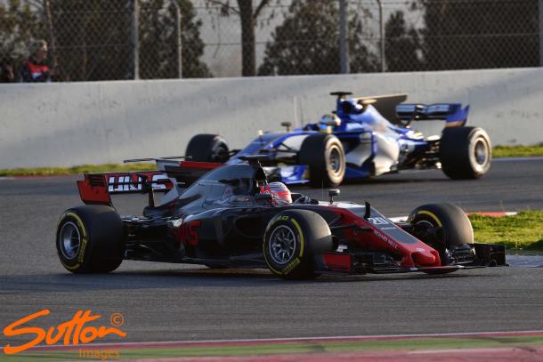 Kevin Magnussen became the first driver to drive all four Power Units after his debut for Haas-Ferrari. (Image Credit: Sutton Images)