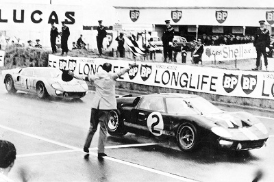 Amon and McLaren (2) headed home a Ford 1-2-3 at Le Mans 50 years ago