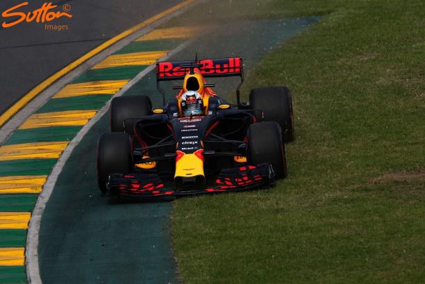 Daniel Ricciardo's minor off at turn one was the most dramatic moment of a quiet but telling FP1. (Image Credit: Sutton Images)