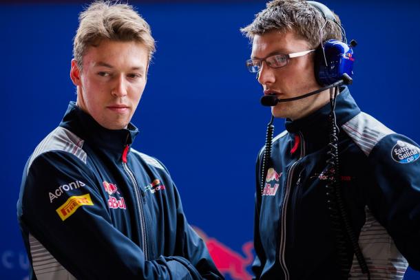 Danill Kvyat was given a reprieve last season, and will hope to return to his best form this. (Image Credit: @ToroRossoSpy Twitter)