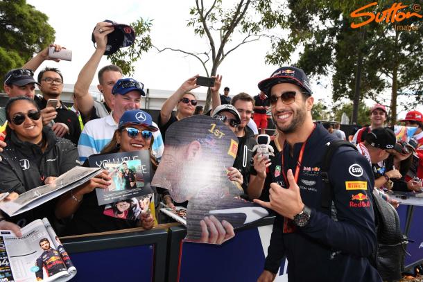 No Australian has claimed a podium at home, and fans are hoping Daniel Ricciardo can be the first on Sunday. (Image Credit: Sutton Images)