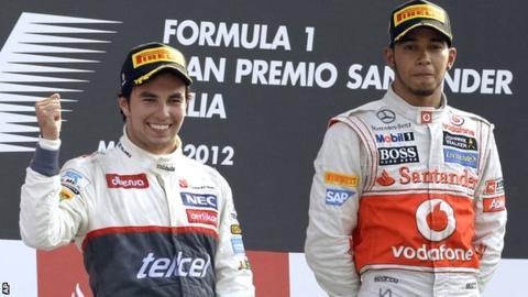 Perez replaced Lewis Hamilton at McLaren for 2013, but has admitted that the move came too early for him. (Image Credit: BBC)