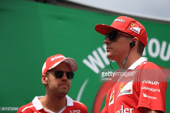 After nine races, Raikkonen's 88 point deficit to Vettel has left Ferrari 33 points behind Mercedes in the constructors'. (Image Credit: Octane/Getty Images)