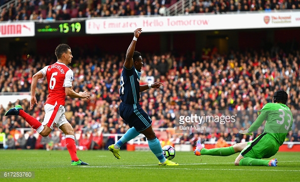 Adama Traore ran at a weekend record 37 k/ph against Arsenal | Photo: GettyImages/ Dan Mullan