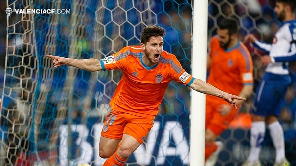 Pablo Piatti celebrando un gol ante su actual equipo - valenciacf.com