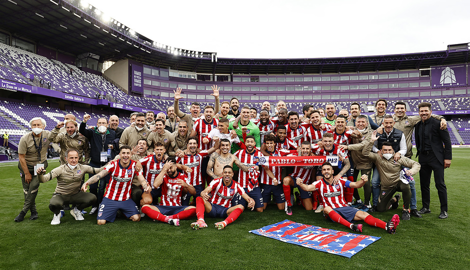El último campeonato de liga conseguido por el Atleti | Foto: Atlético de Madrid