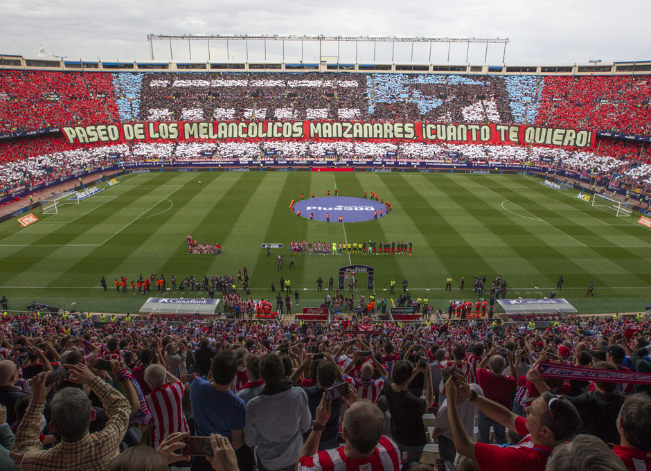 El Vicente Calderón en su último partido | Foto: Atlético de Madrid
