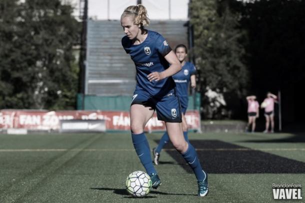 Beverly Yanez will be the expected starting striker for the Reign | Source: Brandon Farris/VAVEL