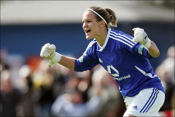 Schumann has already celebrated plenty of success with FFC, and is hoping to do so further. (Photo: Women's Soccer ID)