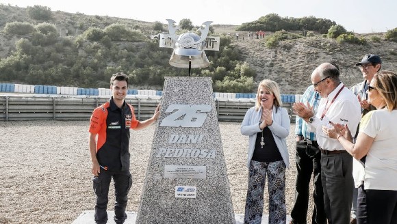 Dani Pedrosa, último piloto en obtener una curva en Jerez. Mayo 2019. Foto: circuitodejerez.com