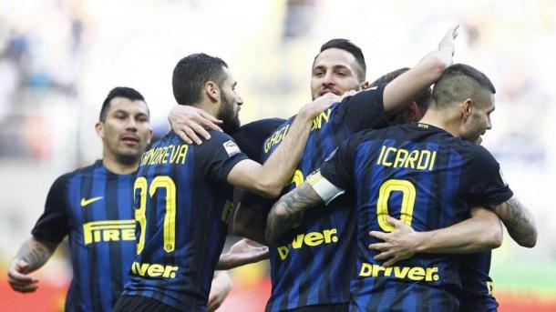 Inter straripante quella vista contro l'Atalanta. Un 7-1 senza storia. Fonte foto: lapresse.it