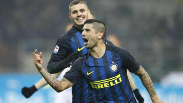 Banega autore di un partitone con la Lazio. | Foto: lapresse.it