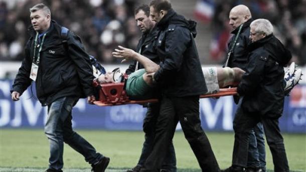 McCarthy left France on a stretcher | Photo: balls.ie