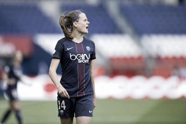 Irene Paredes con la camiseta del equipo francés / Foto: psg.fr