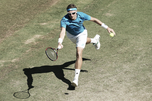 Denis Istomin durante una eliminatoria de Copa Davis en Australia. Foto: zimbio.com