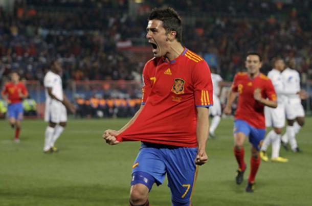 Villa foi um dos quatro artilheiros da Copa | Foto: Espinosa/AFP