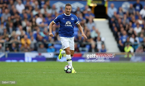 Jagielka has played in every league game for Everton this season. | Photo: Lynne Cameron/Getty Images