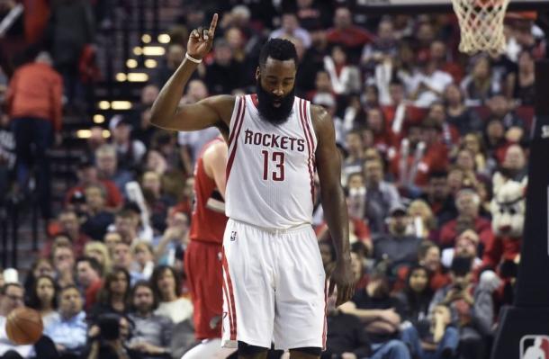 James Harden has led the Houston Raptors to the third seed in the Western Conference. Photo: USA TODAY Sports