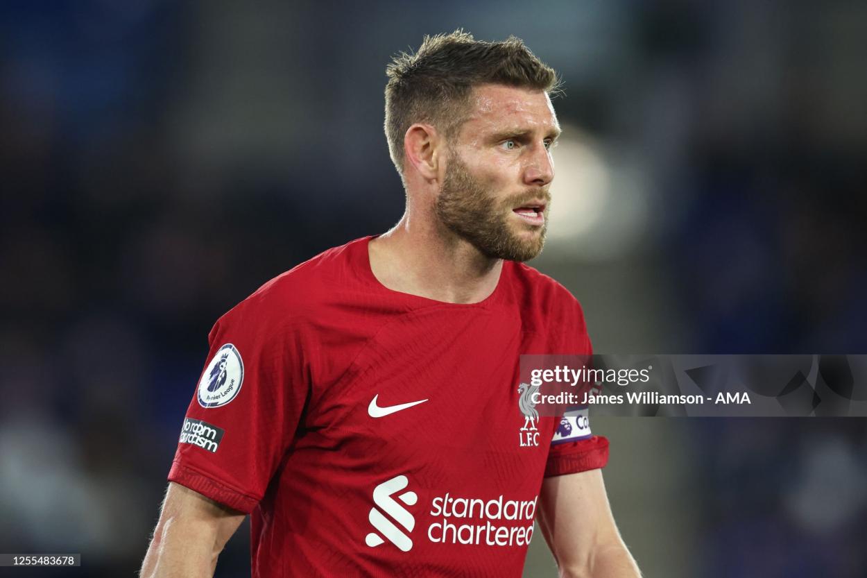 Milner in action against Leicester - (Photo by James Williamson - AMA via Getty Images)