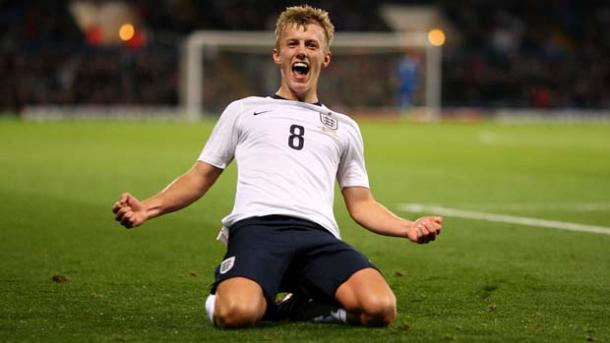 Ward-Prowse is a regular for the under-21s. (Photo: The FA)