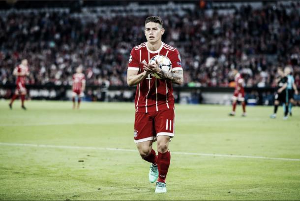 James, una de las claves del Bayern | Foto: @FCBayernES