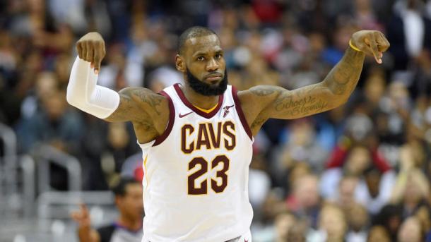 James has stepped up his game to fill in for all of Cleveland's injuries. Photo: Nick Wass/AP.