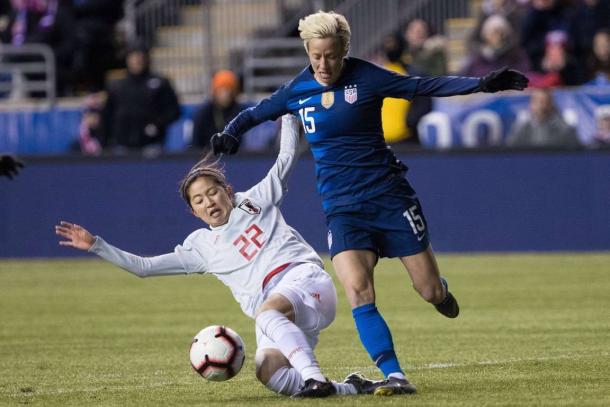 Japón - Estados Unidos en She Believes Cup Women 2019 | Fuente: Bill Streicher de USA Today Sports