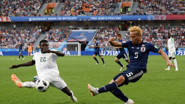 Yuto Natagomo, en un lance del juego ante Senegal (2-2). |  Foto: FIFA.com