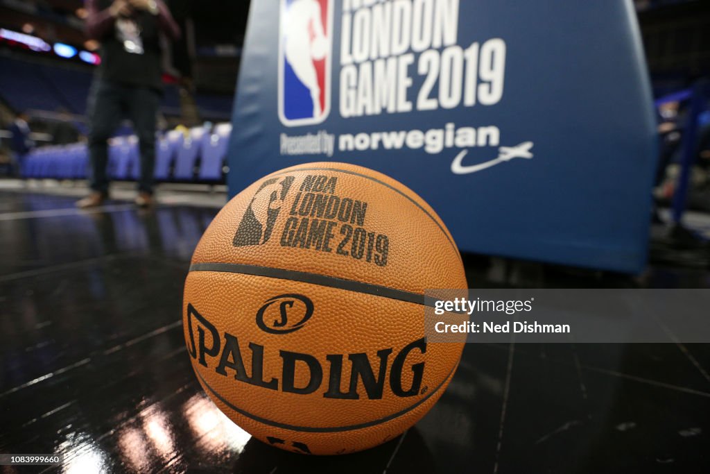 The 2019 NBA London Game on January 17, 2019 at The O2 Arena in London, England. Copyright 2019 NBAE (Photo by Ned Dishman/NBAE via Getty Images)