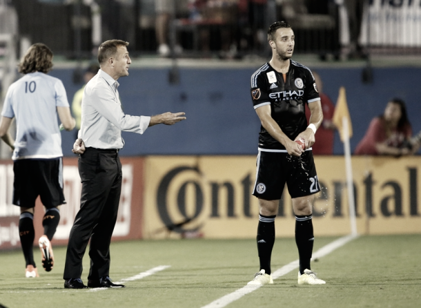 Jason Kreis and RJ Allen have history together. | Photo: Matthew Emmons-USA TODAY Sports