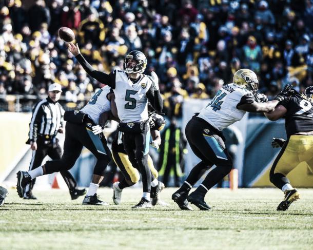 Bortles tuvo un gran partido en Pittsburgh I Foto: Jacksonville Jaguars