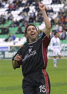 Jesús Perera, pichichi de la temporada del segundo ascenso