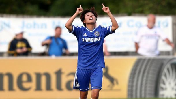 Ji So-Yun was on the scoresheet for the first time this season | Photo: Sky Sports