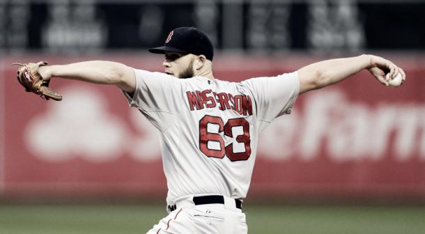 Justin Masterson in action with the Boston Red Sox. (Ben Margot/AP)