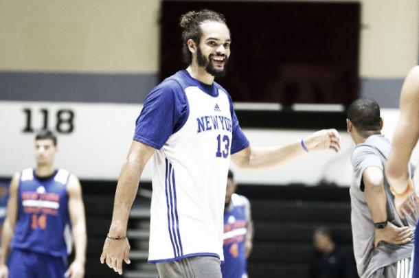 Joakim Noah en un entrenamiento | New York Post