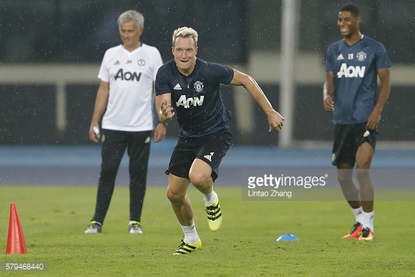 Phil Jones is yet to feature for United this season | Photo: Lintao Zhang/ Getty Images)