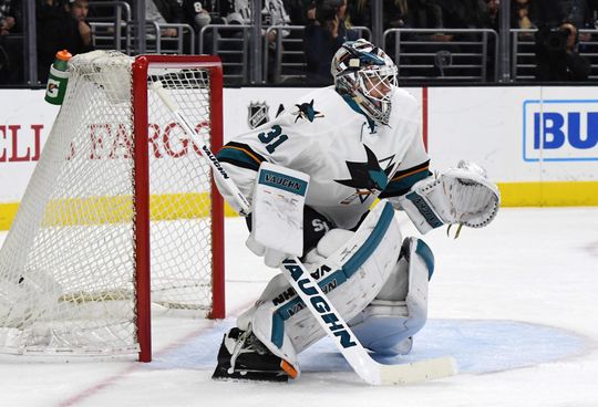 Martin Jones in action against his old team. | Photo: USA Today Sports